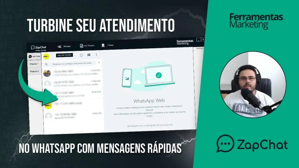 Como enviar mensagens rápidas no WhatsApp com ZapChat