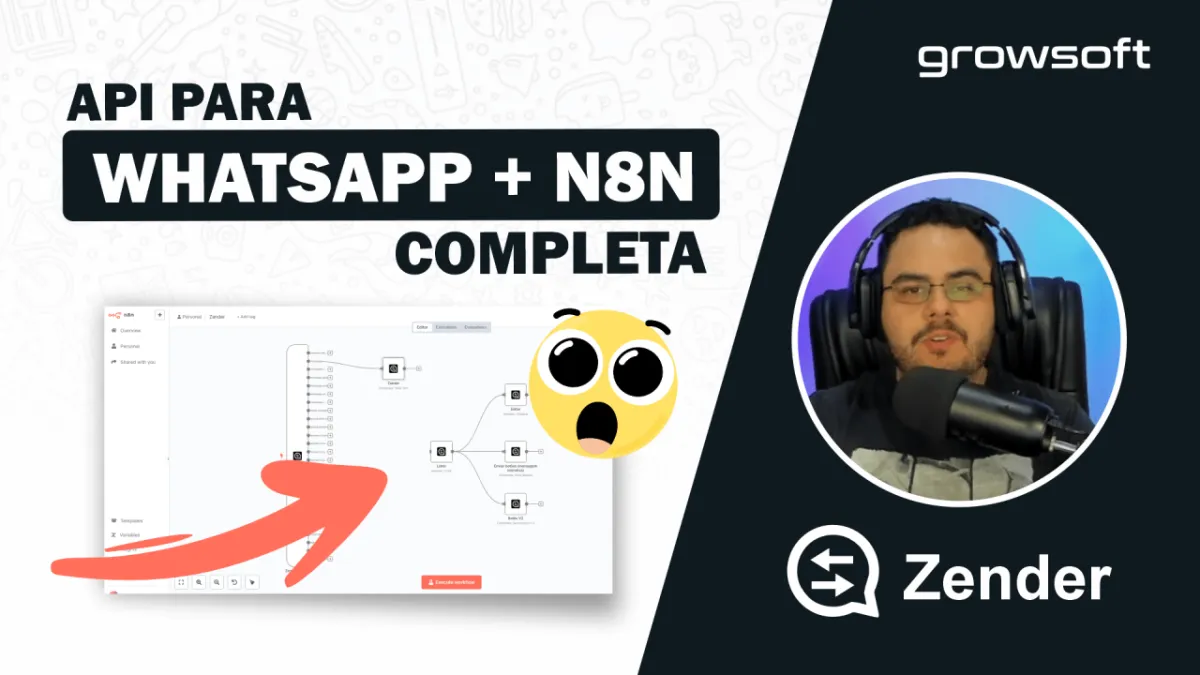 Como Instalar o Zender no n8n e Automatizar Tudo no WhatsApp com API Completa