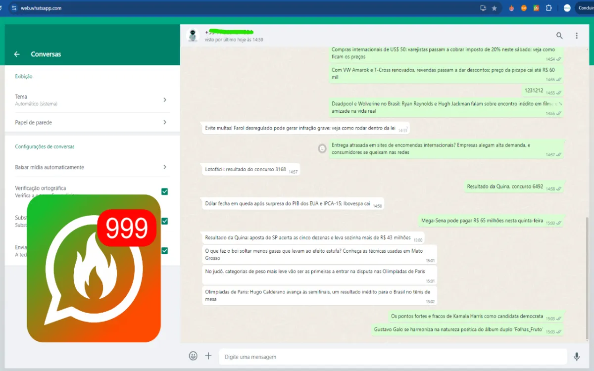 Como maturar um chip de WhatsApp gratuitamente com a extensão do MMZap