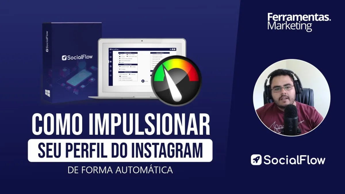 Impulsionando seu perfil do Instagram com o SocialFlow