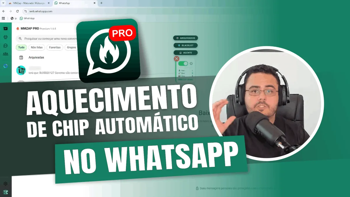 MMZap PRO a extensão para aquecer e maturar seu número de forma automática
