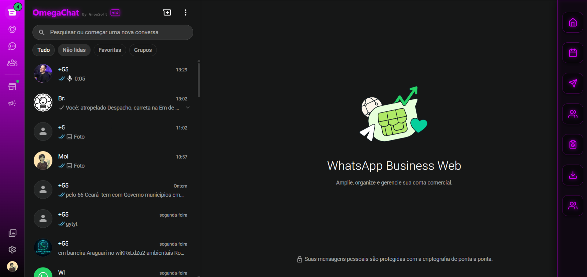 OmegaChat Dashboard